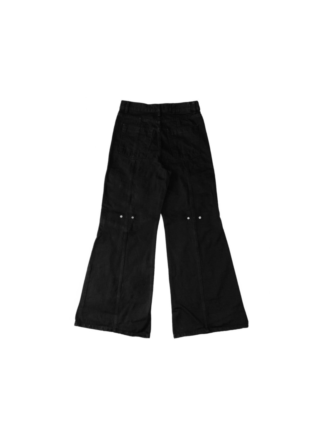 【IFEELLUCKY】Wide leg stud cargo pants / 【アイフィールラッキー】ワイドレッグスタッズカーゴパンツ