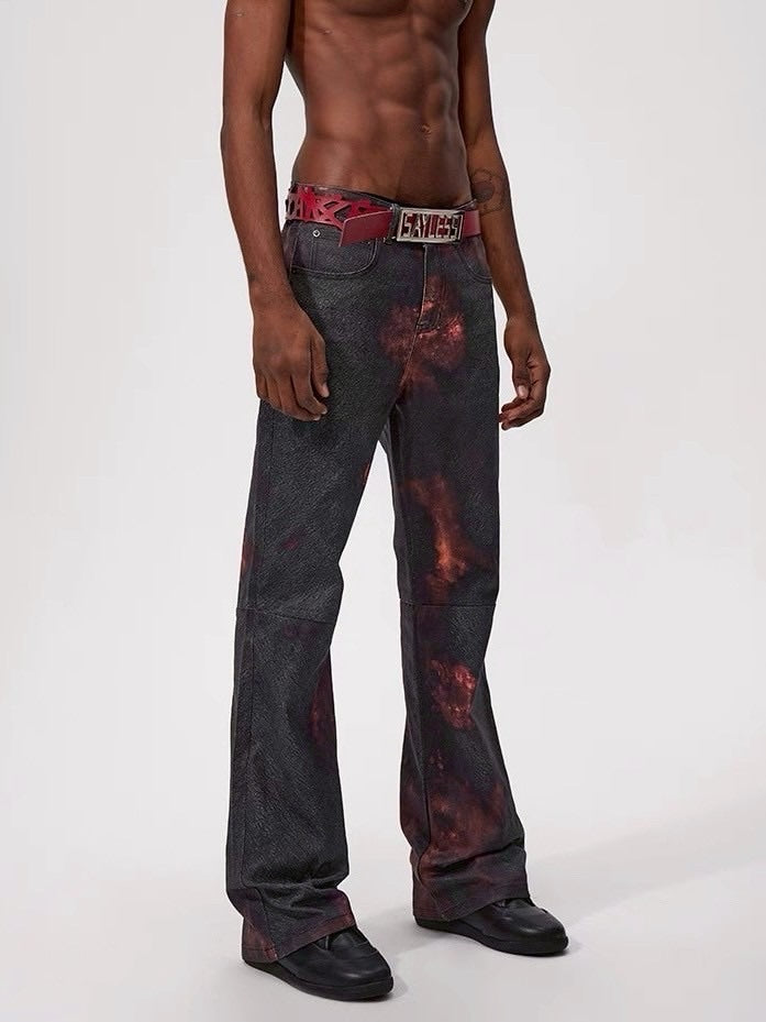 【Fourth3ex】Archive-3D Printed Lava Pants / 【フォースセックス】ブラッドブリーチパンツ