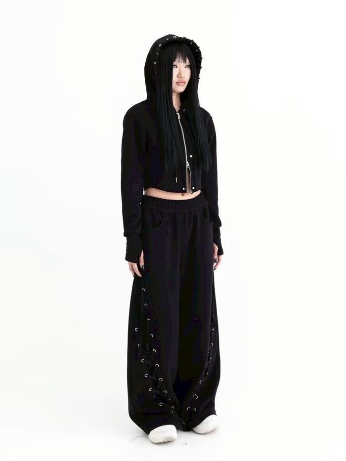 EXO KAI カイ　kloor 公式MD フーディースウェットパンツセット KAIYA】tie me up sweatpants – PRESSING WEB SHOP