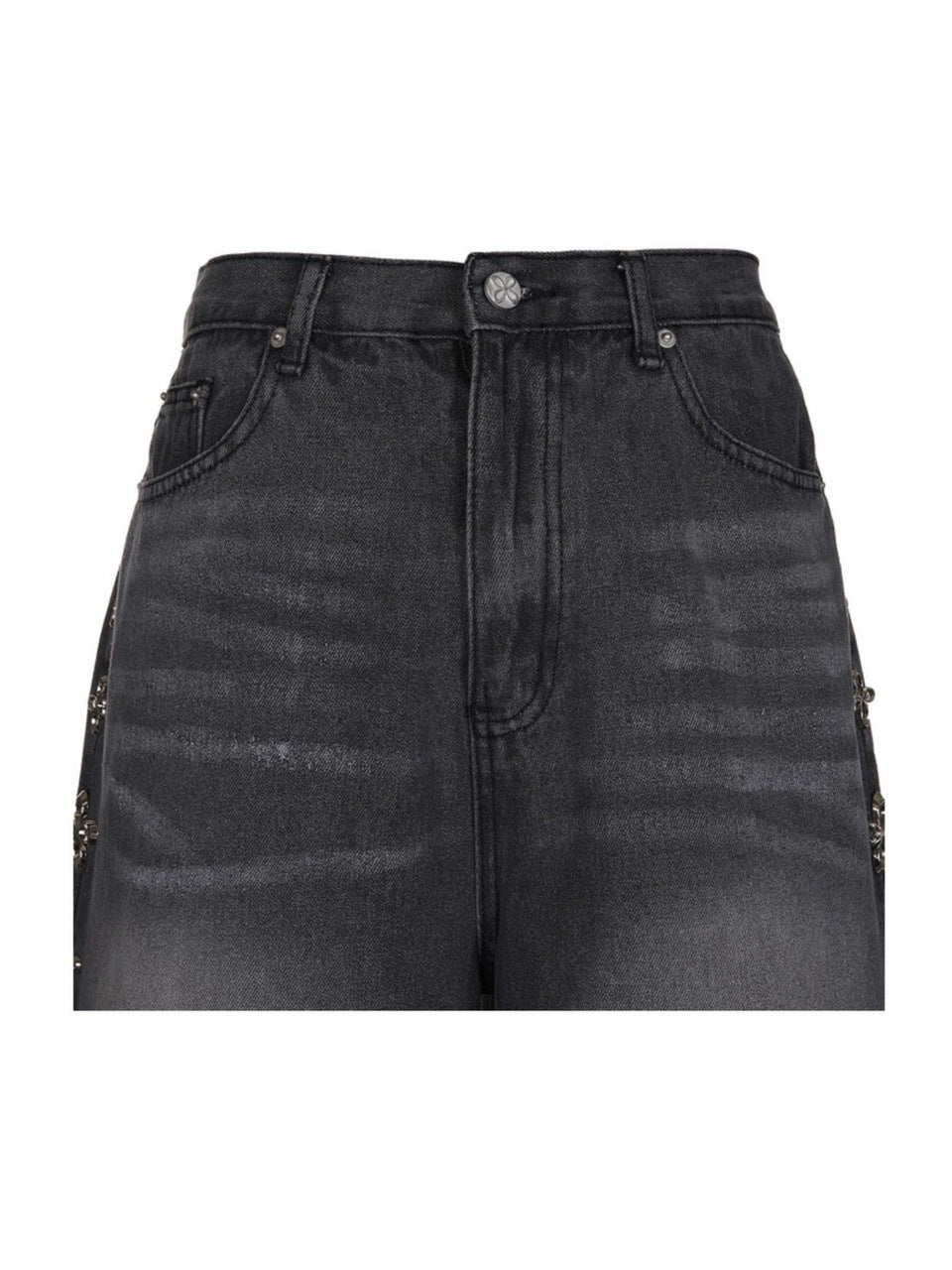 【SURGERY】SURGERY Clover Line denim bermuda pants / 【サージェリー】サージェリークローバーラインデニムバミューダパンツ