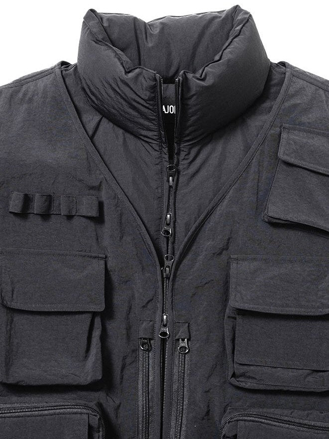 【AJOBYAJO】Cargo Vest Layered Padded Jacket / 【アジョバイアジョ】カーゴベストレイヤードパディッドジャケット