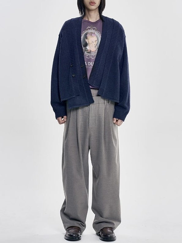 【AJOBYAJO】Double Layered Cardigan / 【アジョバイアジョ】ダブルレイヤードカーディガン