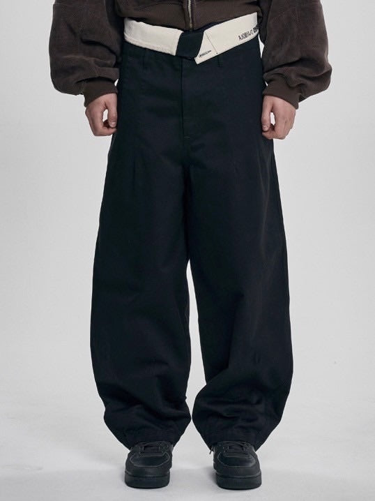 【AJOBYAJO】High Waist Oversized Pants / 【アジョバイアジョ】ハイウエストオーバーサイズカーゴパンツ