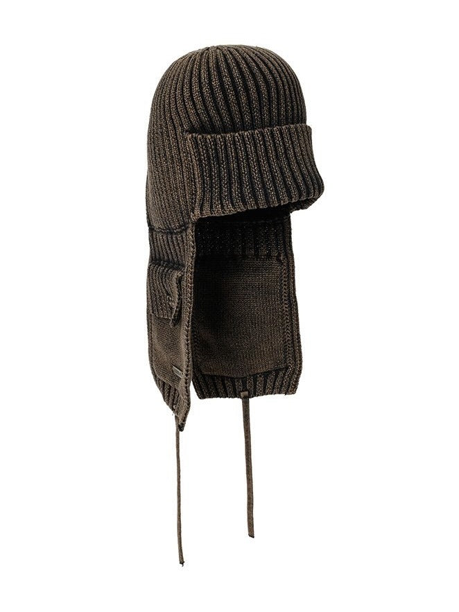 【AJOBYAJO】Washed Knit Trooper Hat / 【アジョバイアジョ】ウォッシュドニットトゥルーバーニット帽