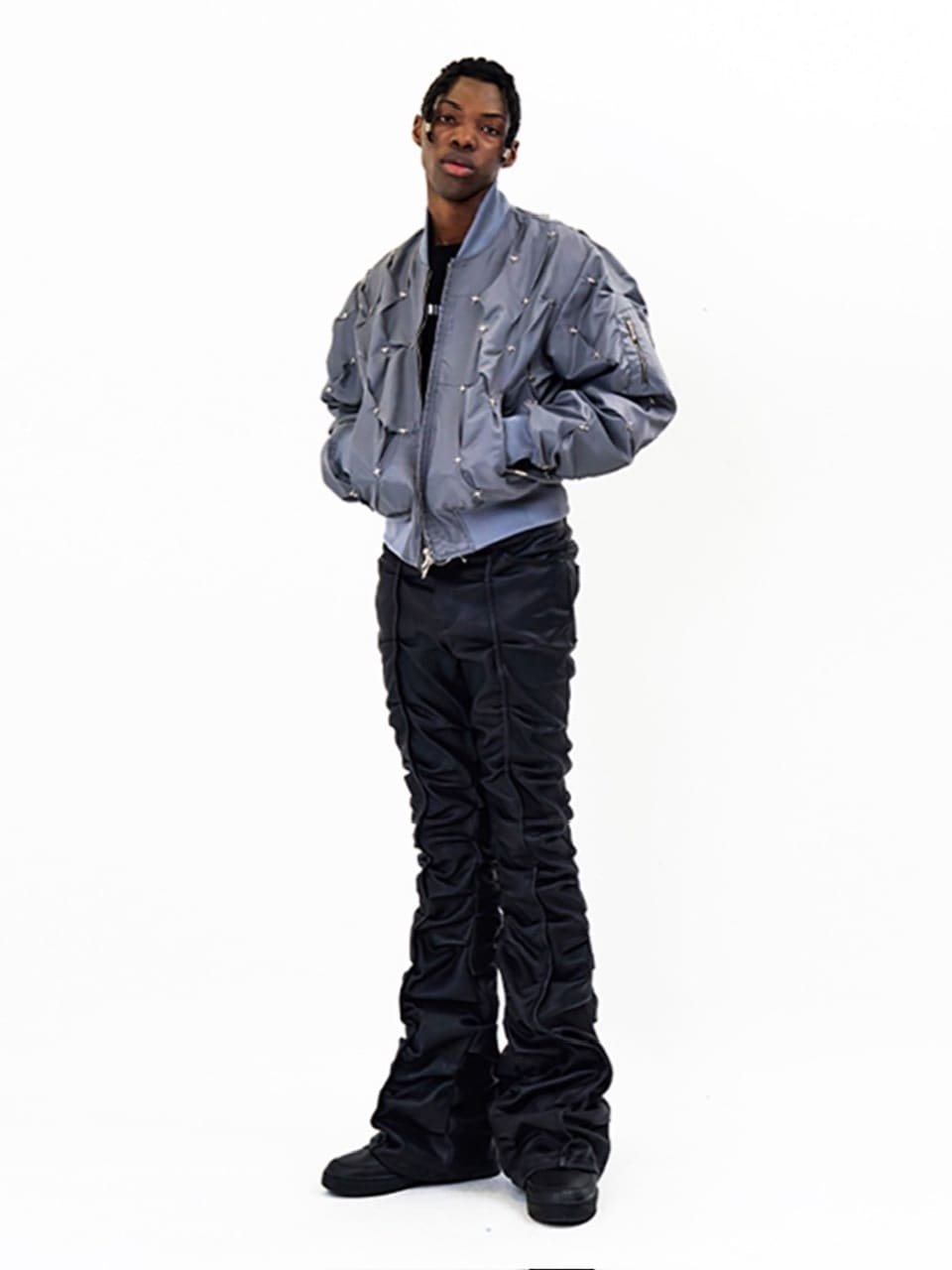 【E RIN AI E】STARRY NIGHT MA-1 JACKET