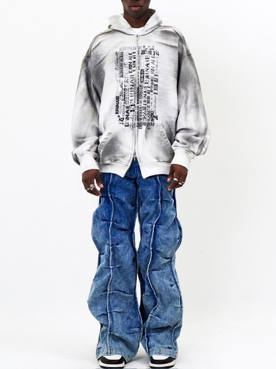 【E RIN AI E】MULTIVERSE LOGO RADIANT HOODIE