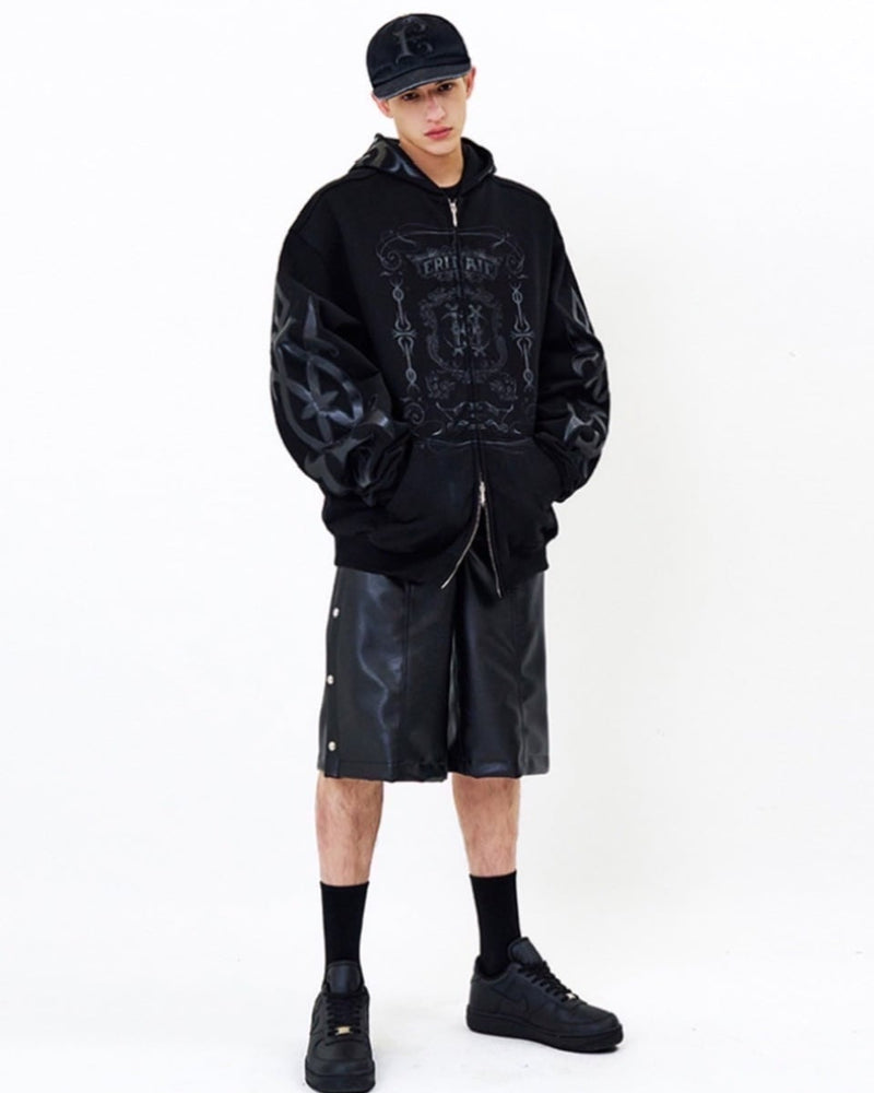 【E RIN AI E】NOUVEAU SNAP BERMUDA PANTS