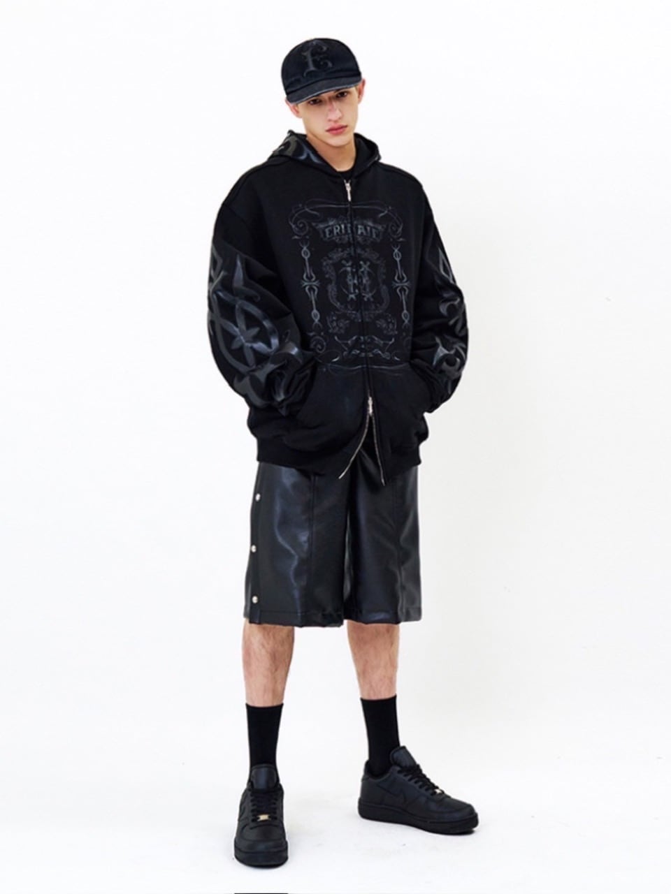 【E RIN AI E】NOUVEAU SNAP BERMUDA PANTS