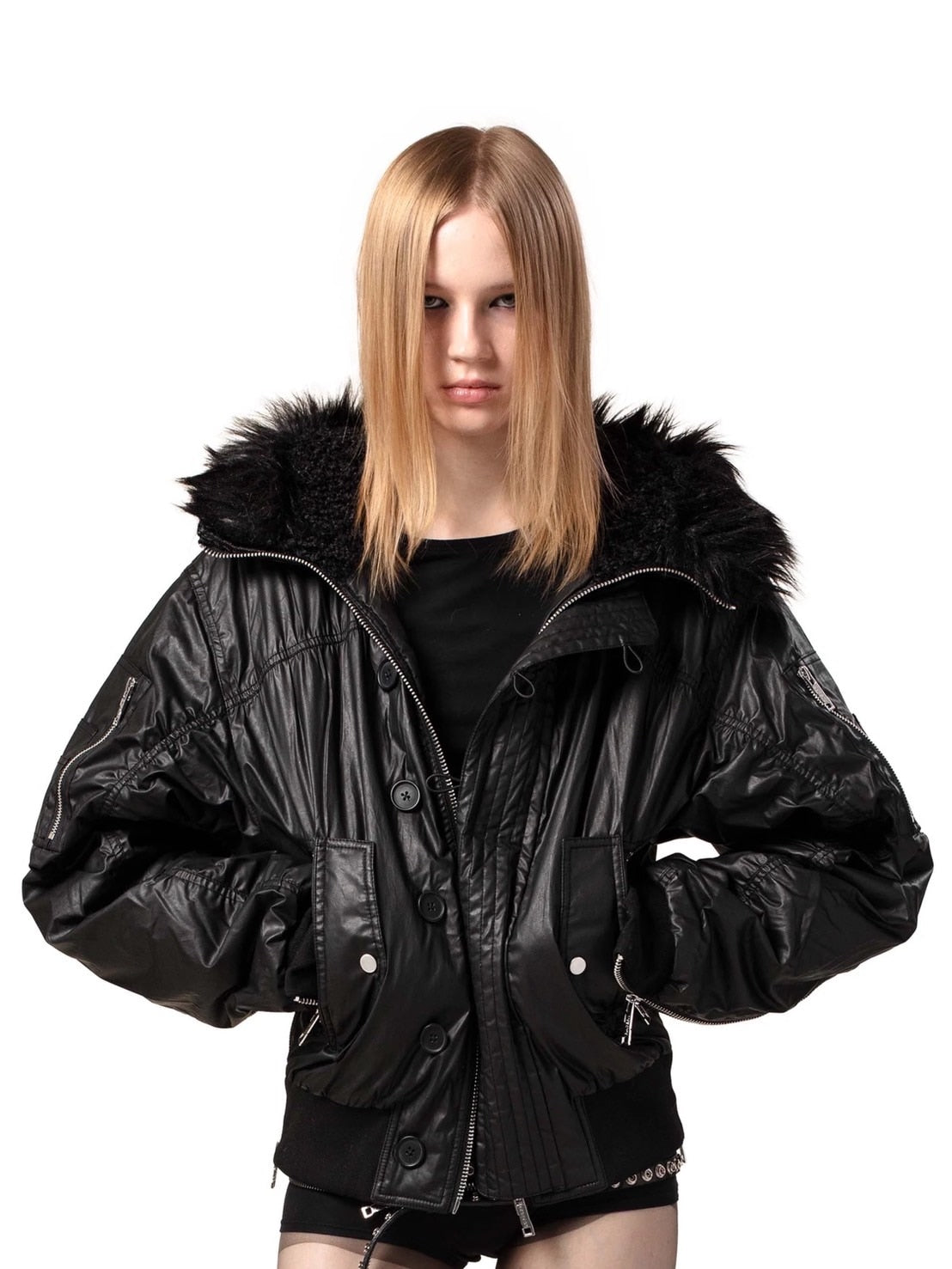 【RACER WORLDWIDE】Aviator Bomber 2 / 【レーサーワールドワイド】ジップポケットファージャケット