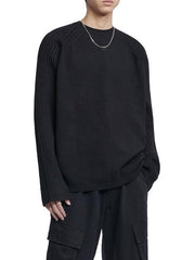 【NOMANUAL】DOUBLE ECHO WOOL KNIT