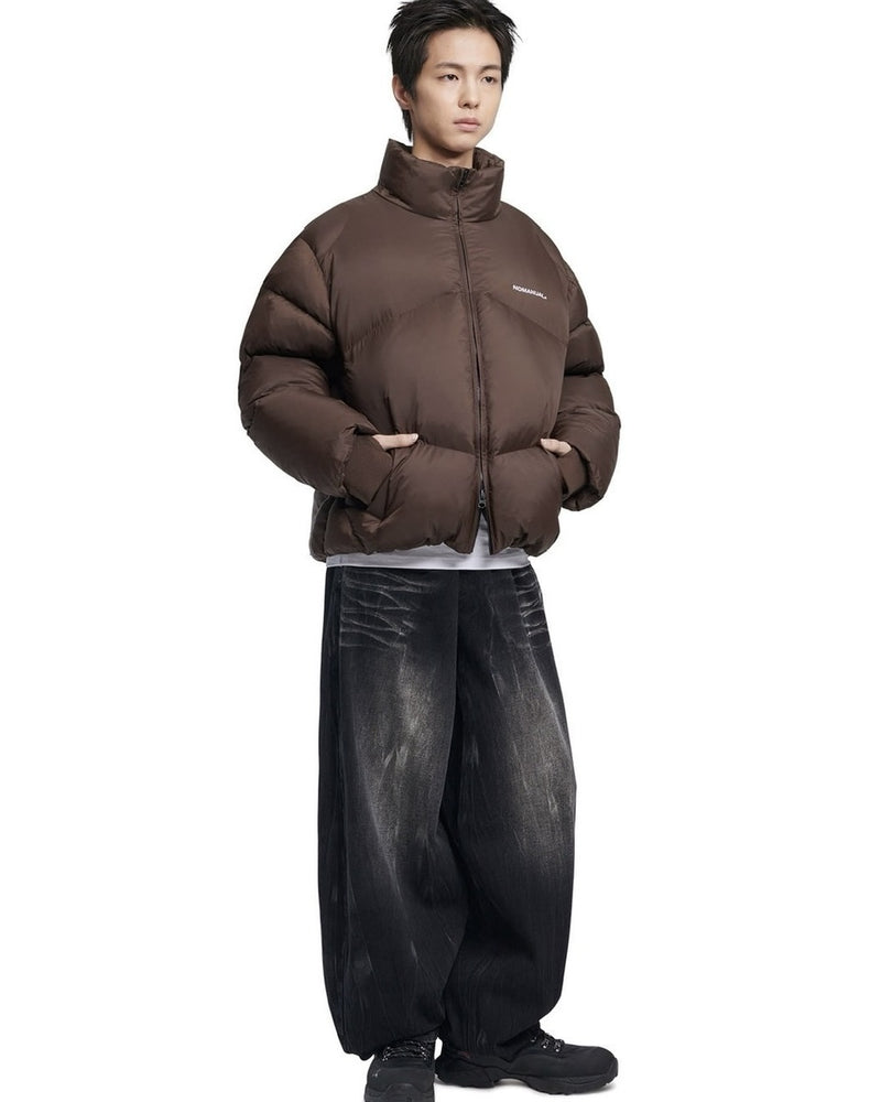 【NOMANUAL】 WASHED JUMBO DENIM PANTS