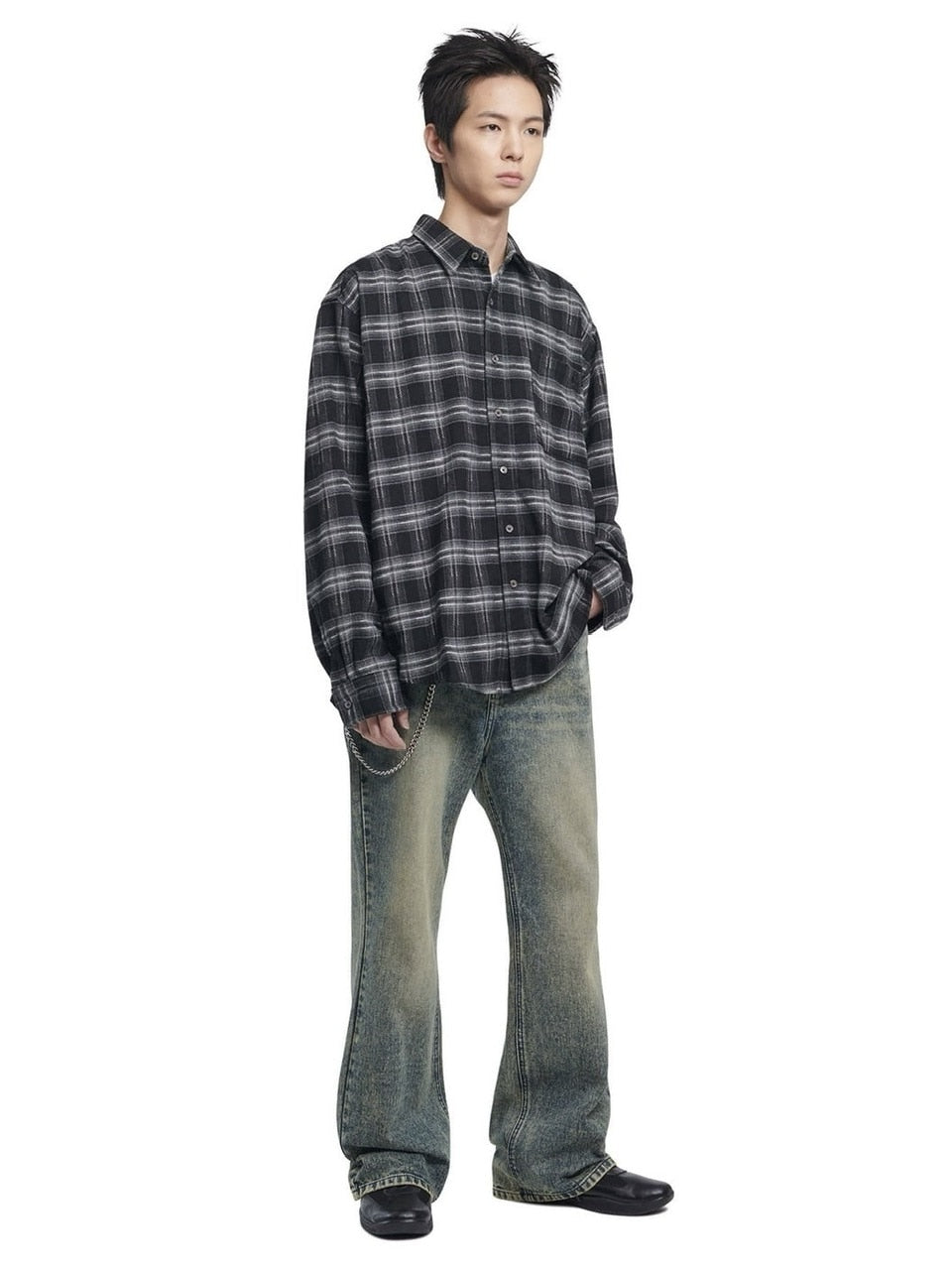 【NOMANUAL】FLANNEL CHECK SHIRT