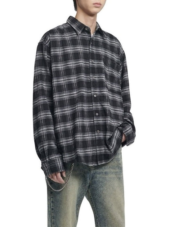 【NOMANUAL】FLANNEL CHECK SHIRT