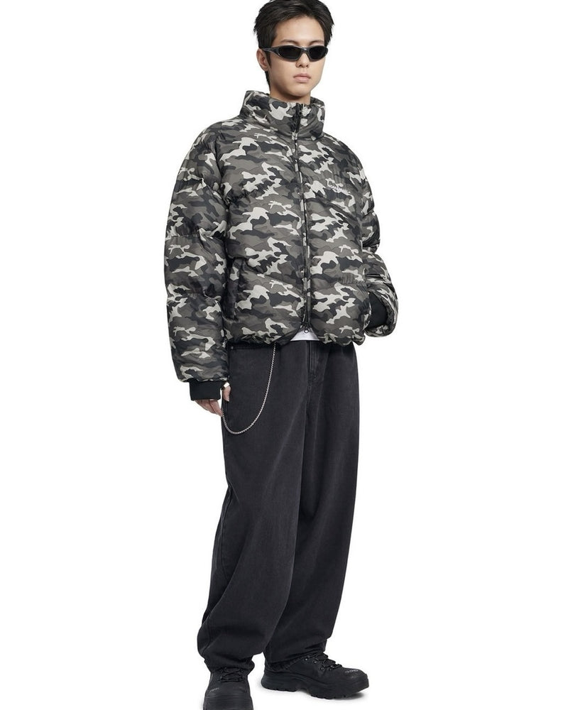 【NOMANUAL】WAVE CURVED DENIM PANTS
