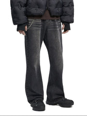 【NOMANUAL】SOFT FLARE DENIM PANTS