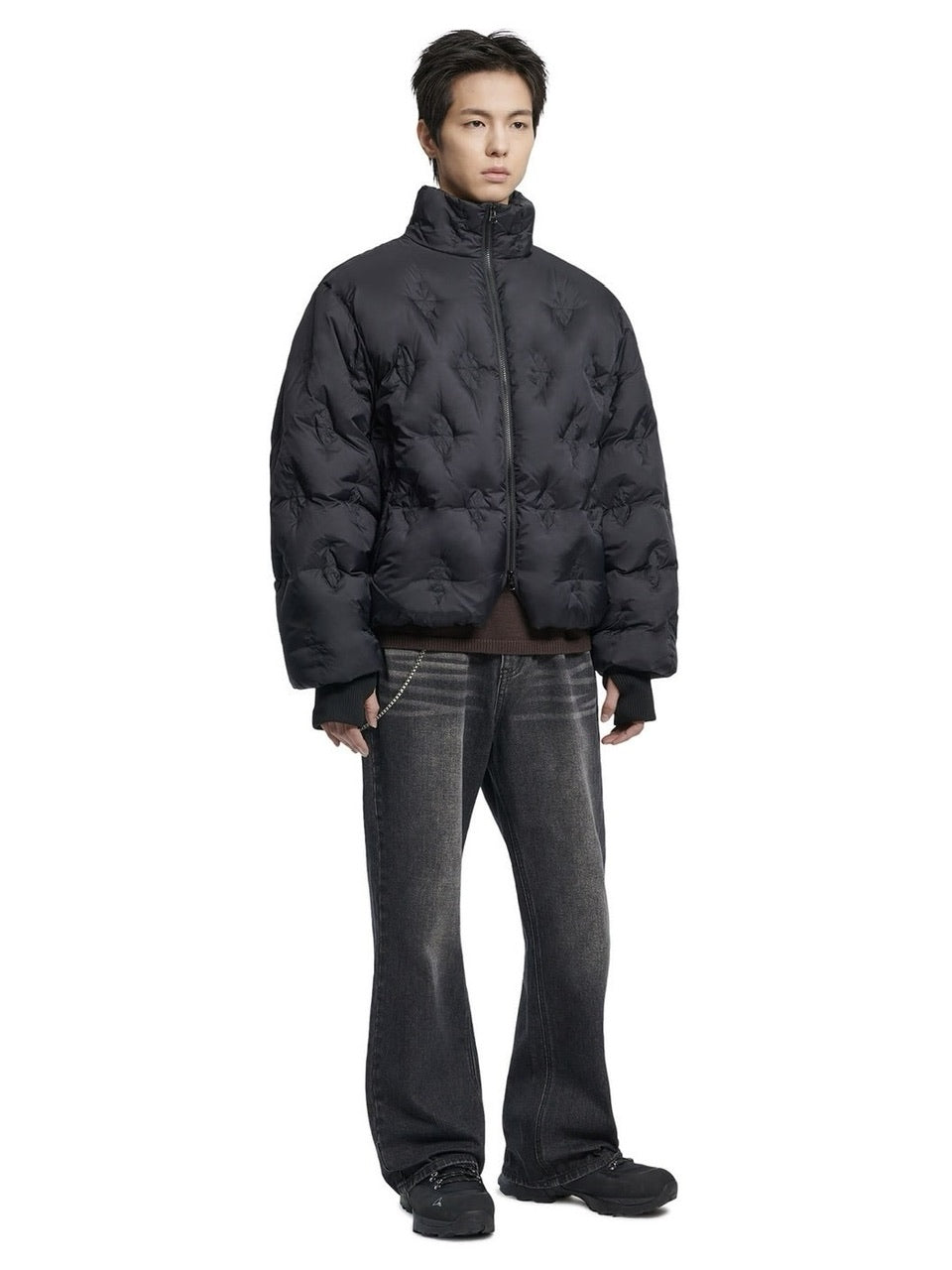 【NOMANUAL】SOFT FLARE DENIM PANTS