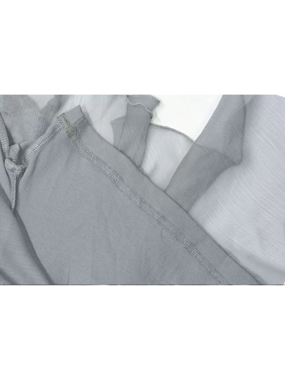 【Cest Nous】Blue Beaded Skirt / 【セヌー】レースシースルースカート