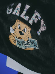 【GALFY】お金大好きファーブルゾン / 【ガルフィー】ロゴプリントファーブルゾン