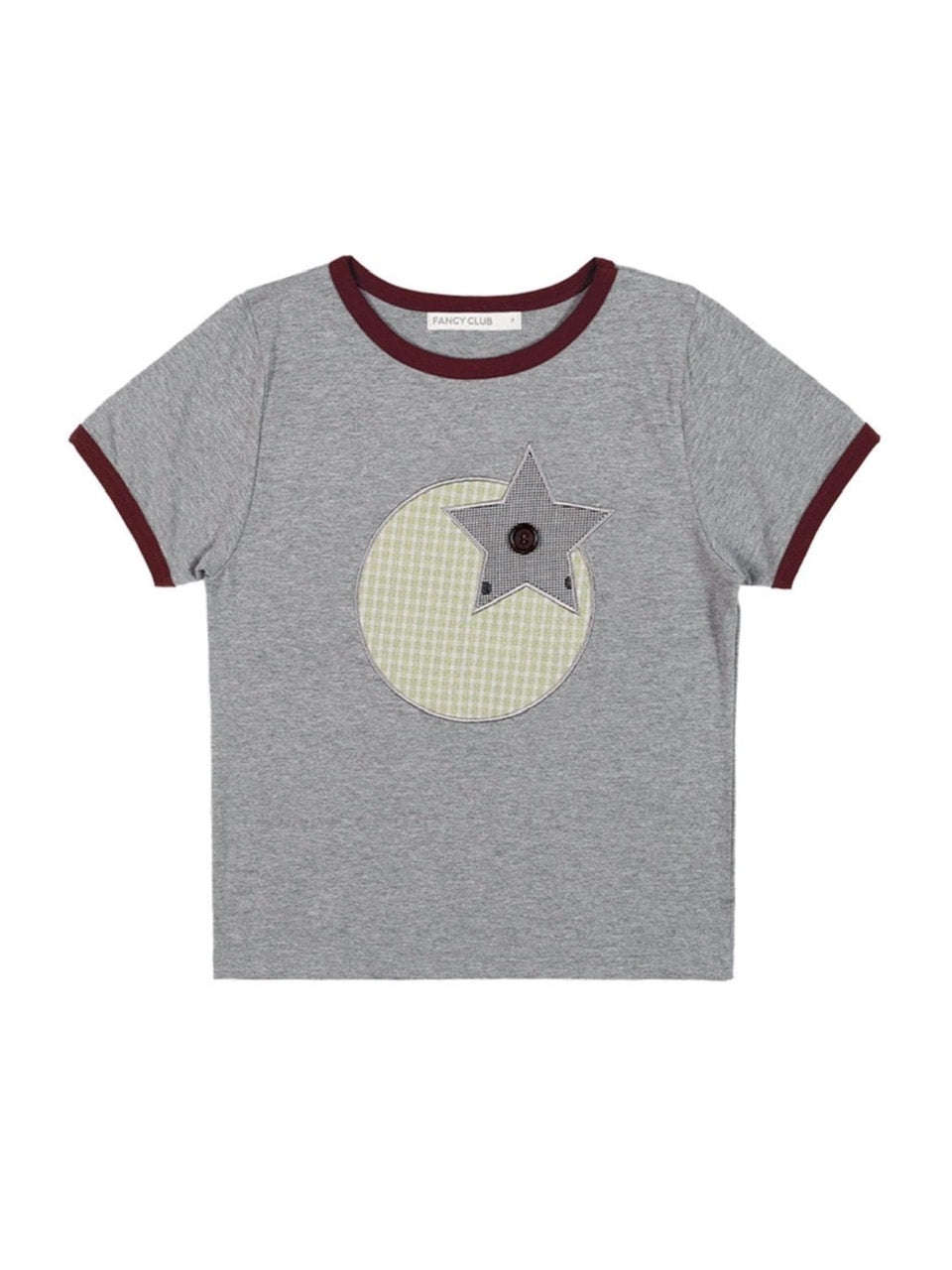 【FANCY CLUB】TOMATO PATCH RINGER TEE / 【ファンシークラブ】トマトパッチリンガー半袖Tシャツ