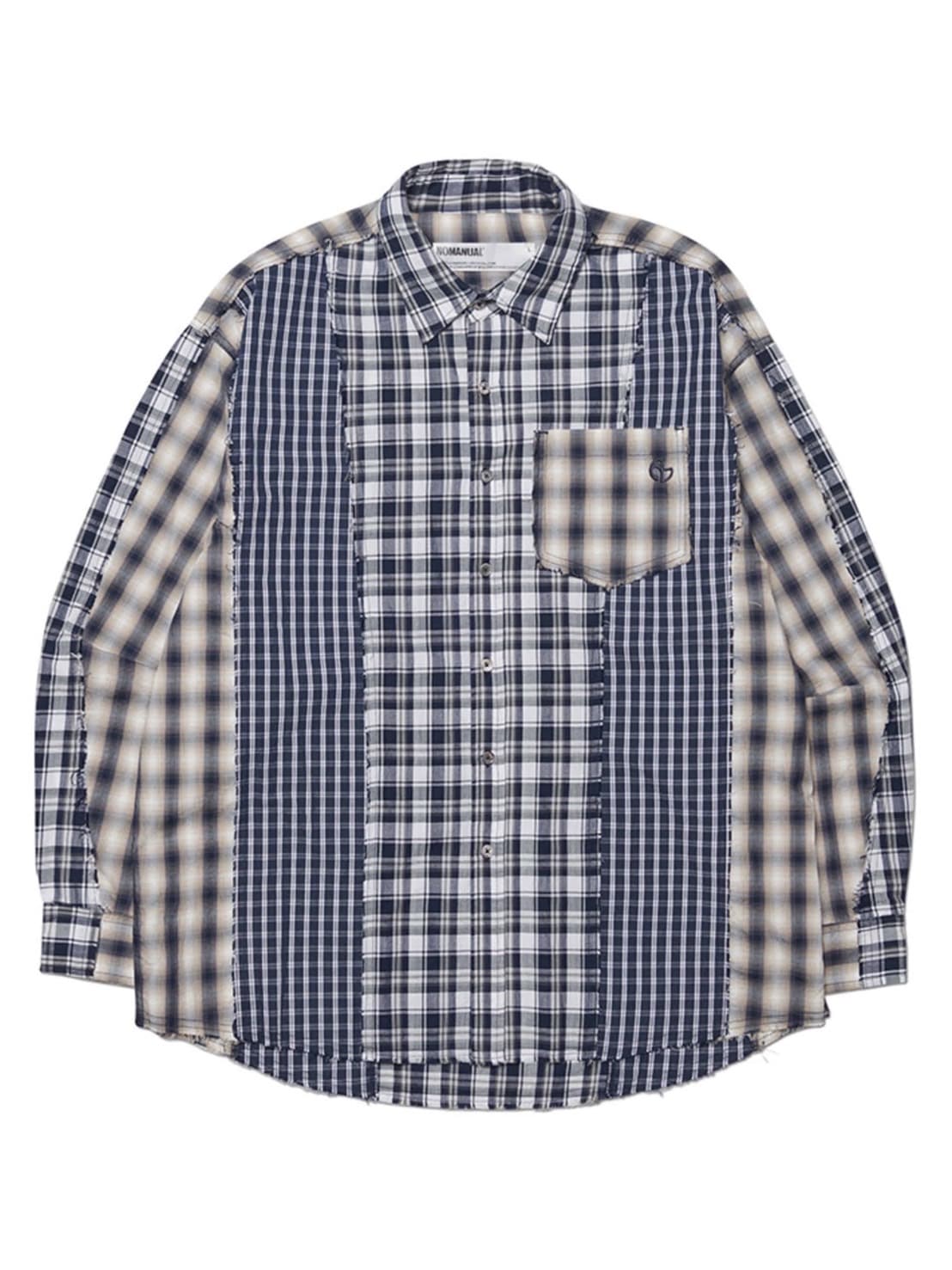 【NOMANUAL】RAW EDGE CHECK SHIRT
