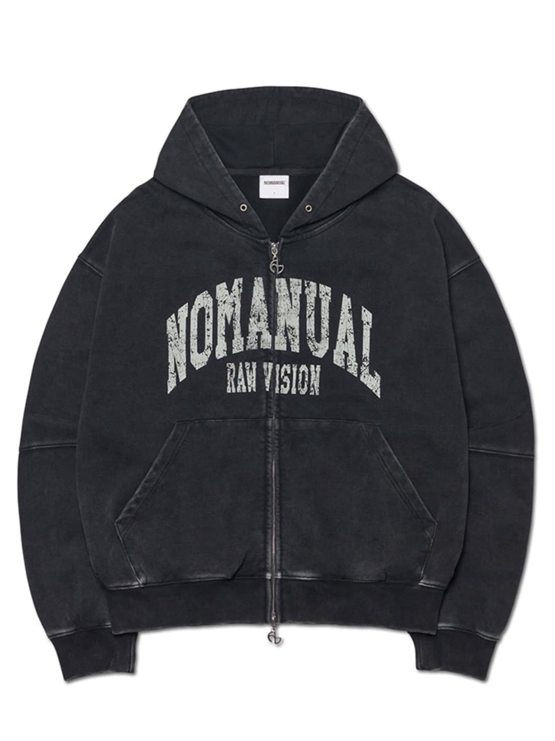 【NOMANUAL】C.A VINTAGE HOODED ZIP-UP