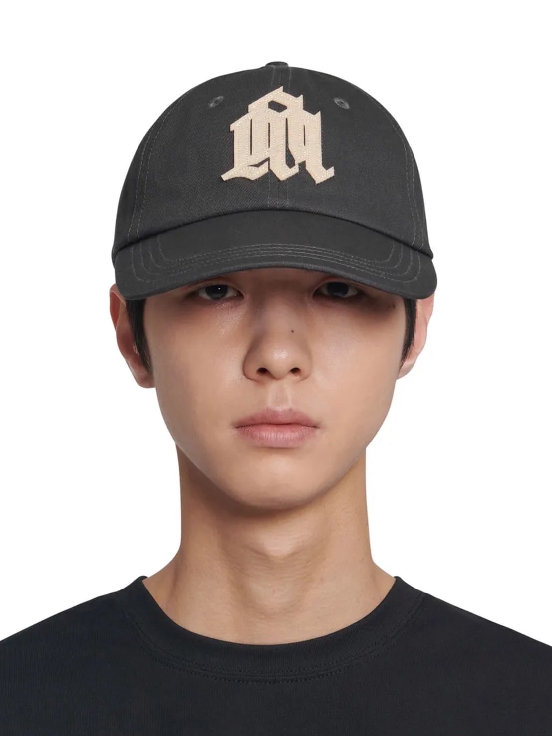 【NOMANUAL】OVERLAY LOGO PATCH BALL CAP