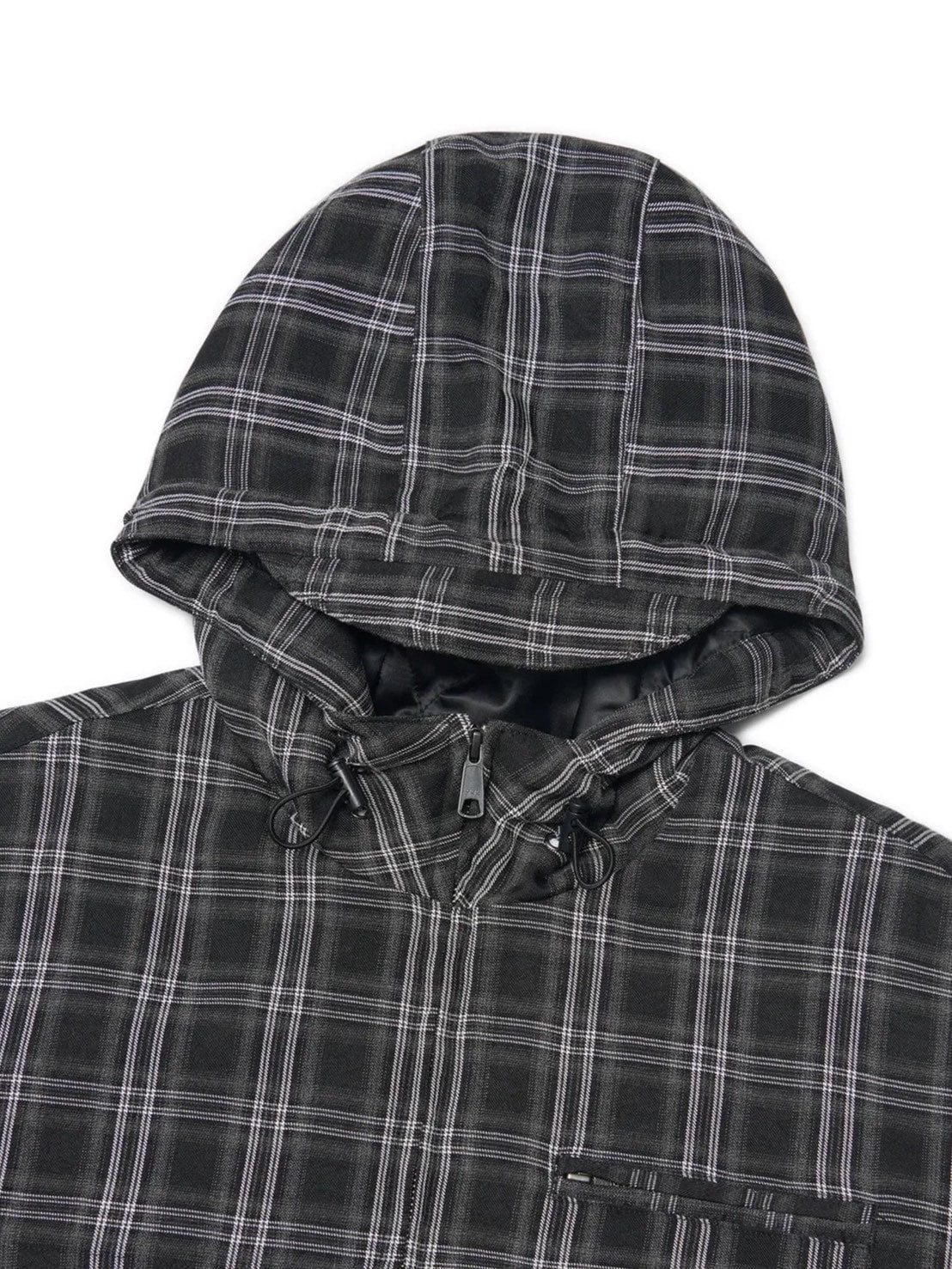 【NOMANUAL】CHECK HOODED JACKET