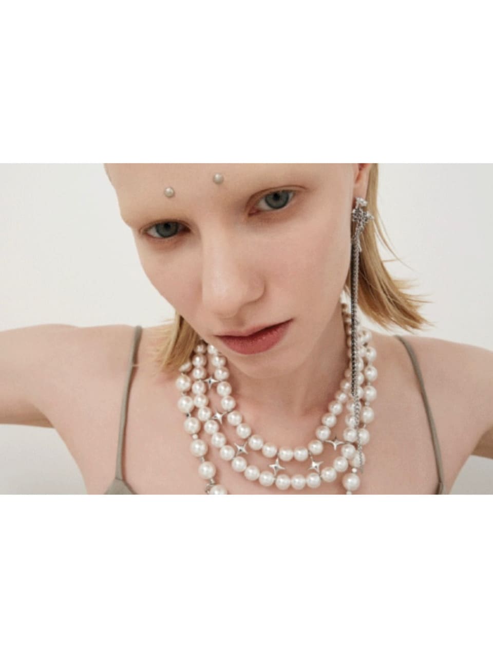 【PEG LEG】Pearl star Bridge 2necklace
