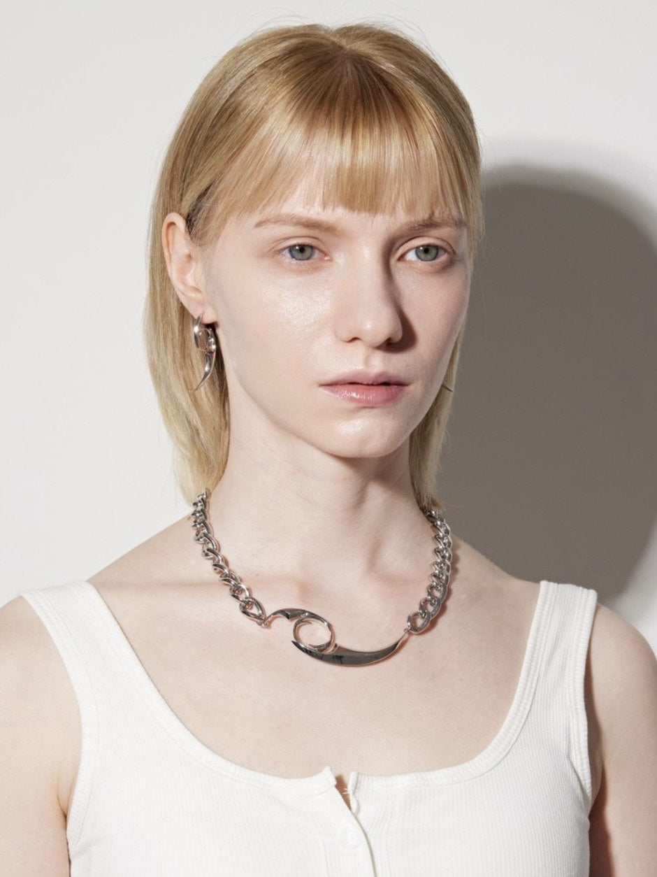 【PEG LEG】emblem chain necklace