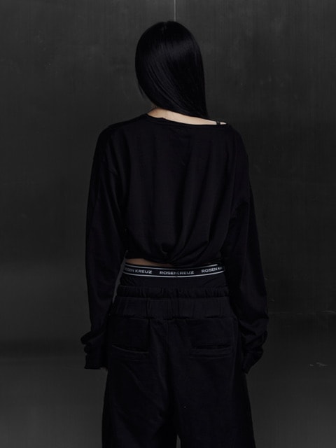 【Rosen Kreuz】CURVE-ARM CROSS LONG SLEEVE