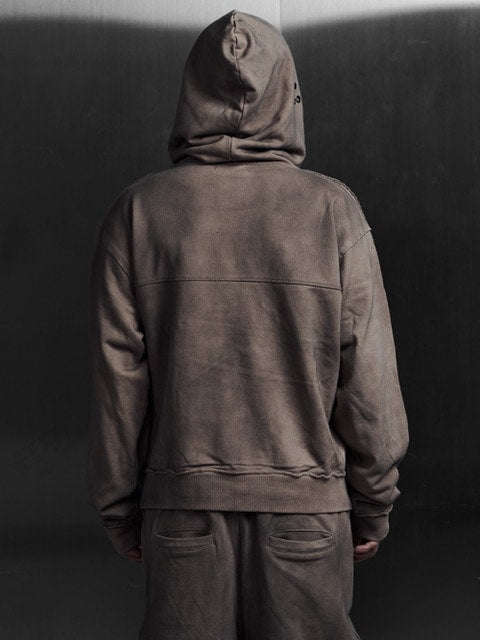 【Rosen Kreuz】EYELET EDGE Set-Up ZIP-UP HOODIE