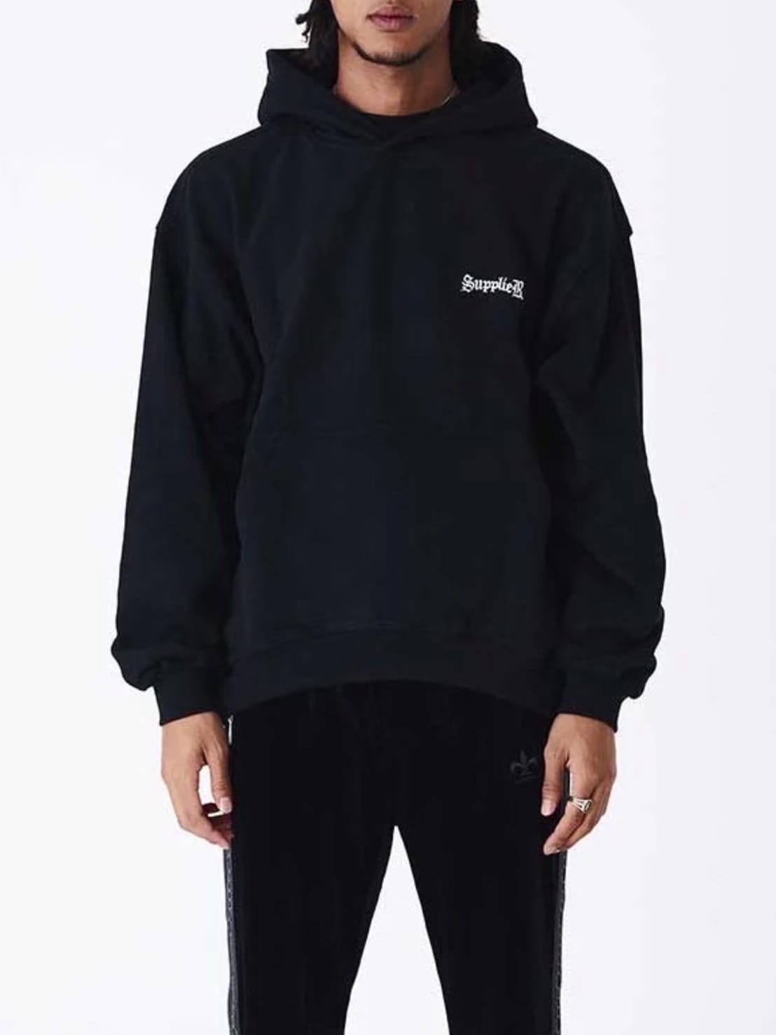 SUPPLIER】Boxy Fit Cross Logo Hoodie / 【サプライヤー】クロスロゴ