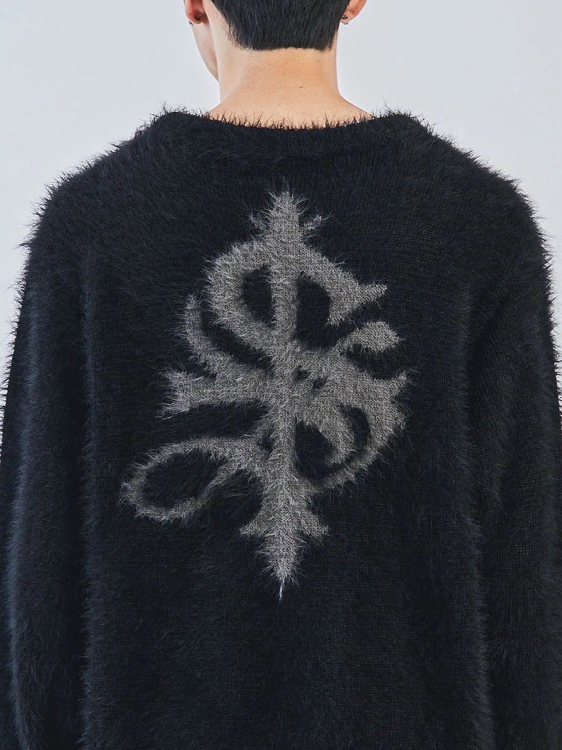 【SUPPLIER】Cross Shaggy Knit / 【サプライヤー】クロスロゴシャギーニット