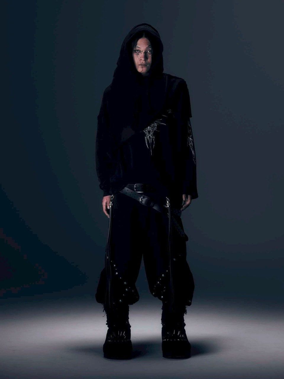 【DIG YOUR OWN GRAVE】TRIBAL WAFFLE L/S T-shirts /【ディグユアオウングレイブ】トライバルワッフル長袖Tシャツ