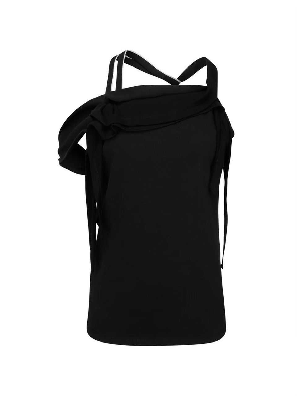 【NACHE】RAWCUT HALTER SLEEVELESS