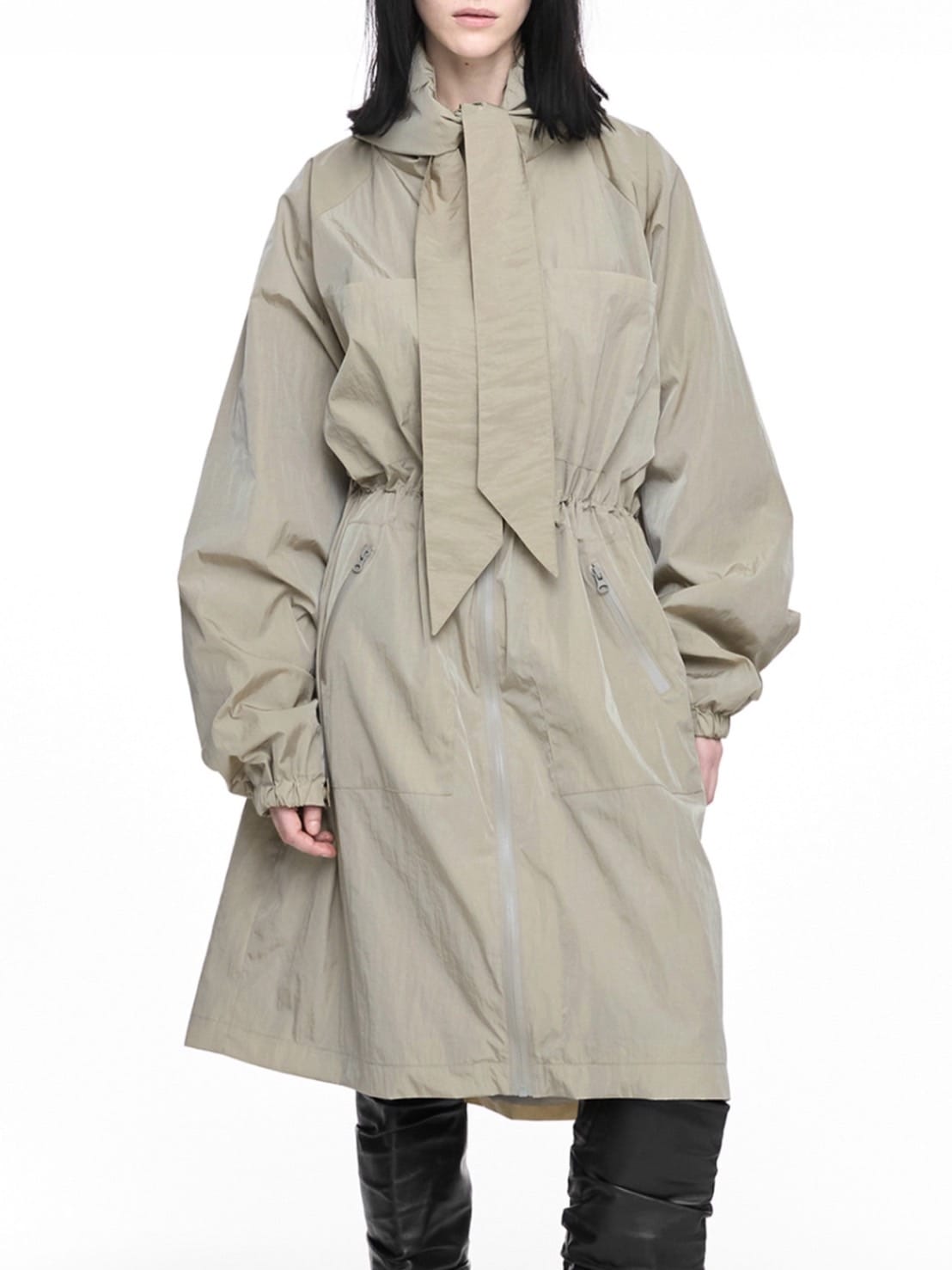 【NACHE】TIE FIELD COAT (UNISEX)