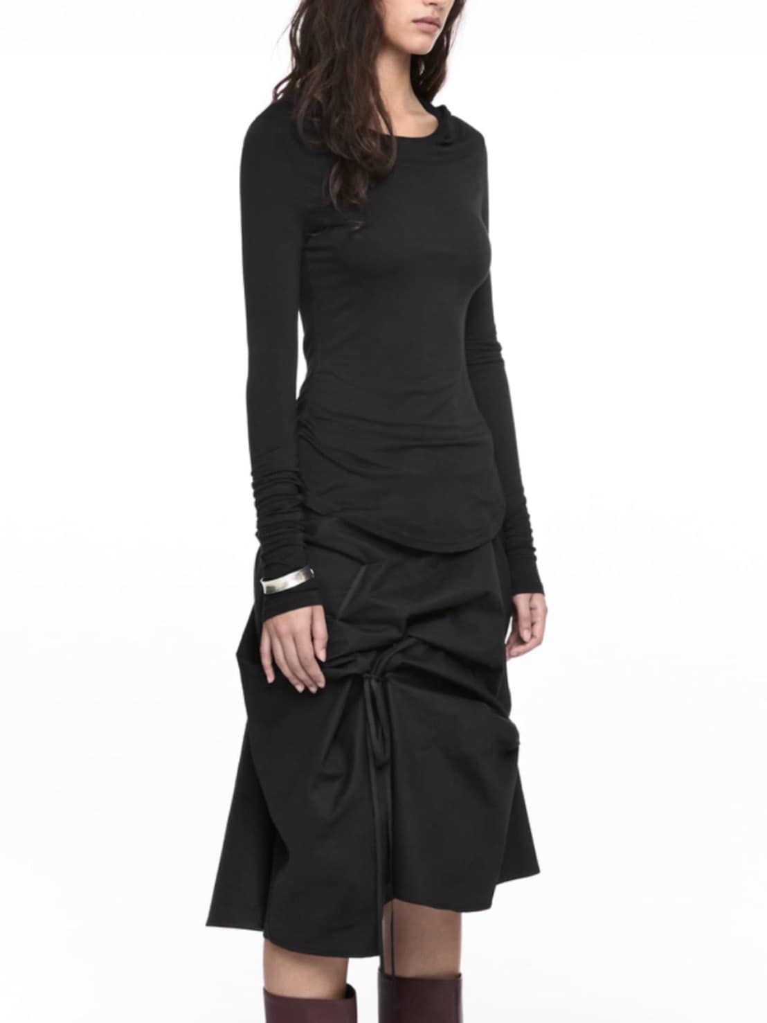 【NACHE】BASIC HOODIE LONG SLEEVE