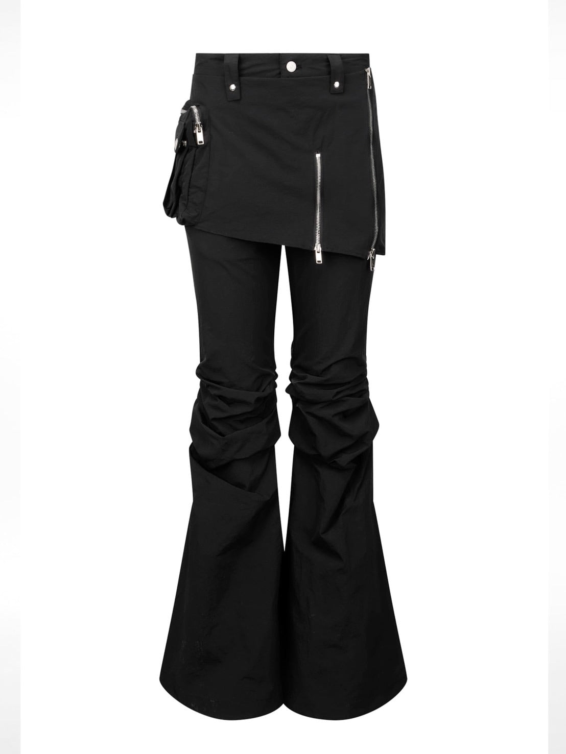 【NACHE】BOOTS CUT SKIRT PANTS (UNISEX)