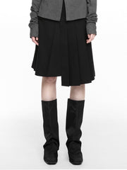 【NACHE】MAGNETIC PLEATED MIDI SKIRT