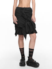 【NACHE】TWIST TIE MIDI SKIRT