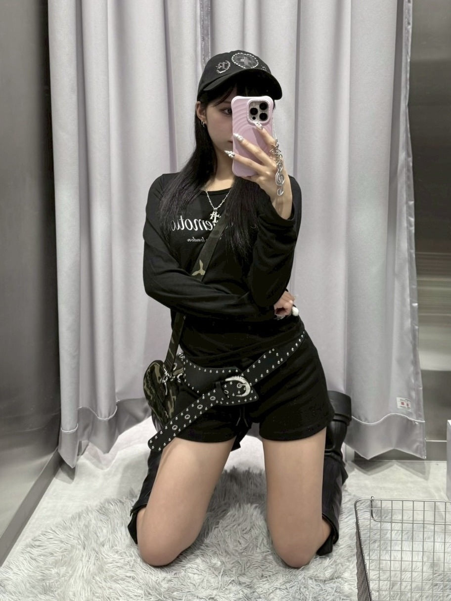 受注制【nmtc +】sheer logo long sleeve / 【エヌエムティーシープラス】シアーロゴ長袖Tシャツ (3color)