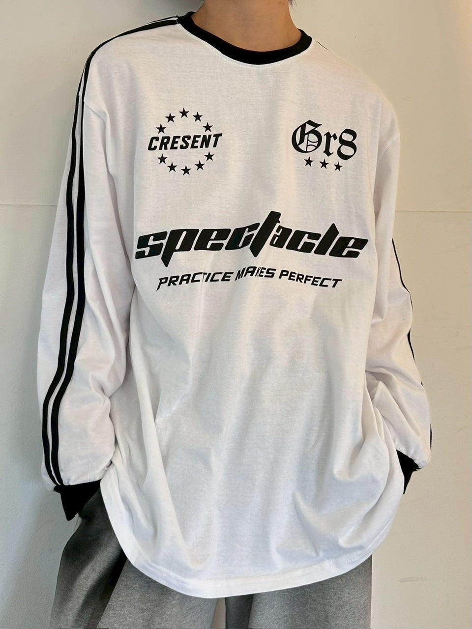 受注制【LUV CODE】sports long sleeve tee (3color)