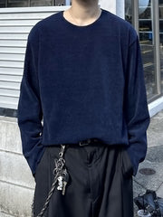 大阪店WEB限定受注制【Chikashitsu +】simple deck crew neck knit / 【チカシツプラス】シンプルデッキクルーネックニット (3color)