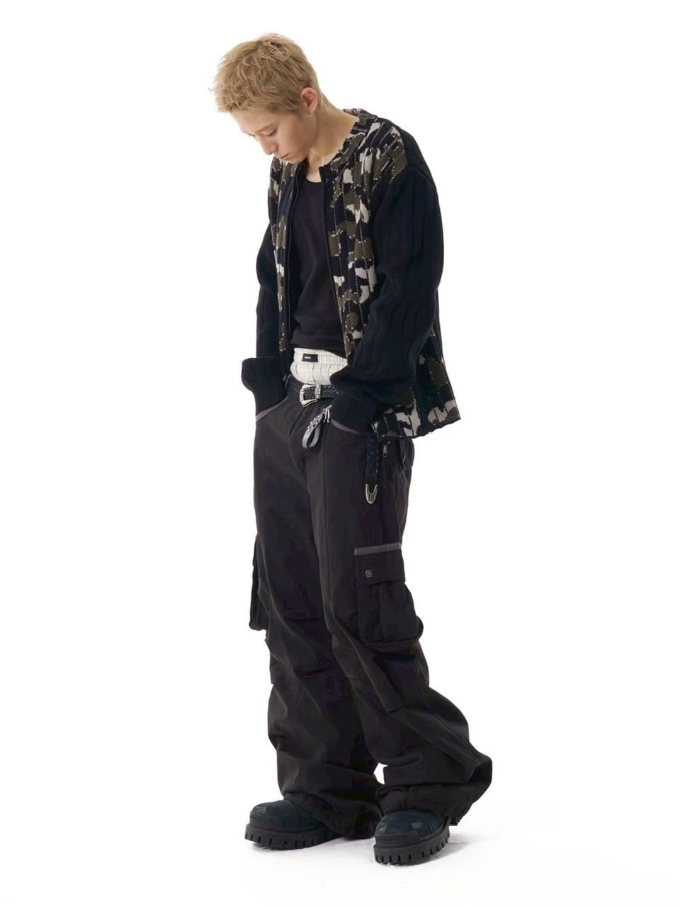 【AAKAM】Check Boxer