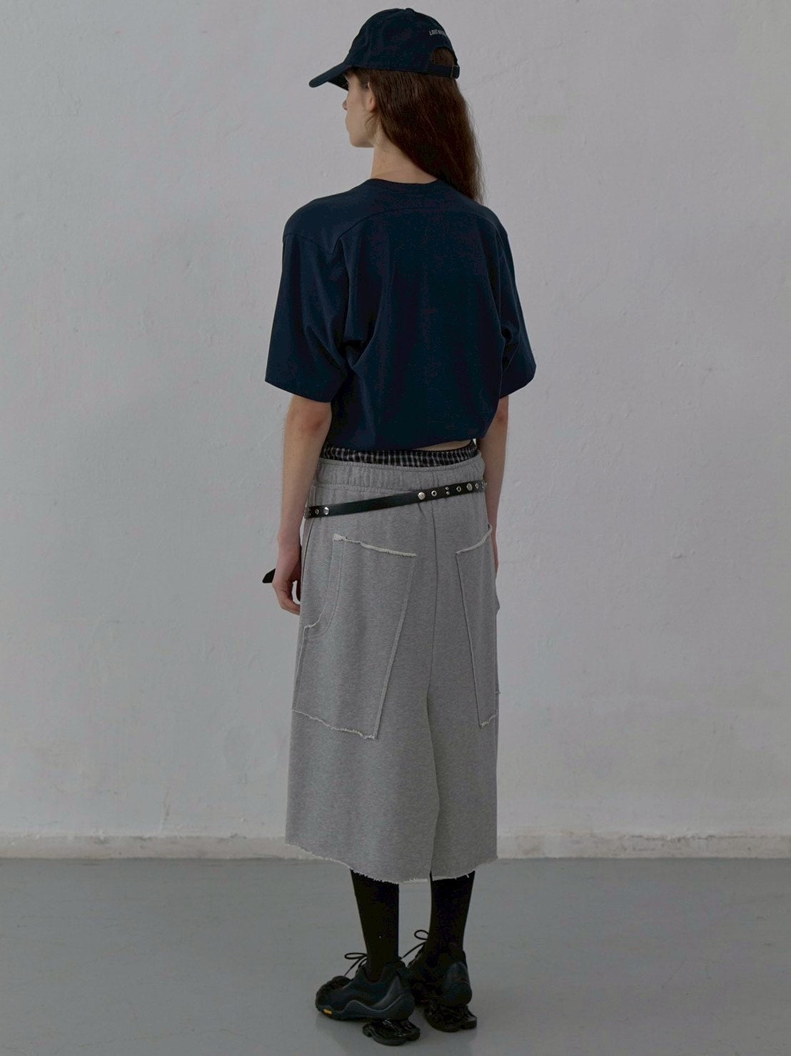 【LCDC】RAW CUT DETAIL JERSEY SKIRT / 【エルシーディーシー・ティーエム】ローカットディティールスウェットスカート