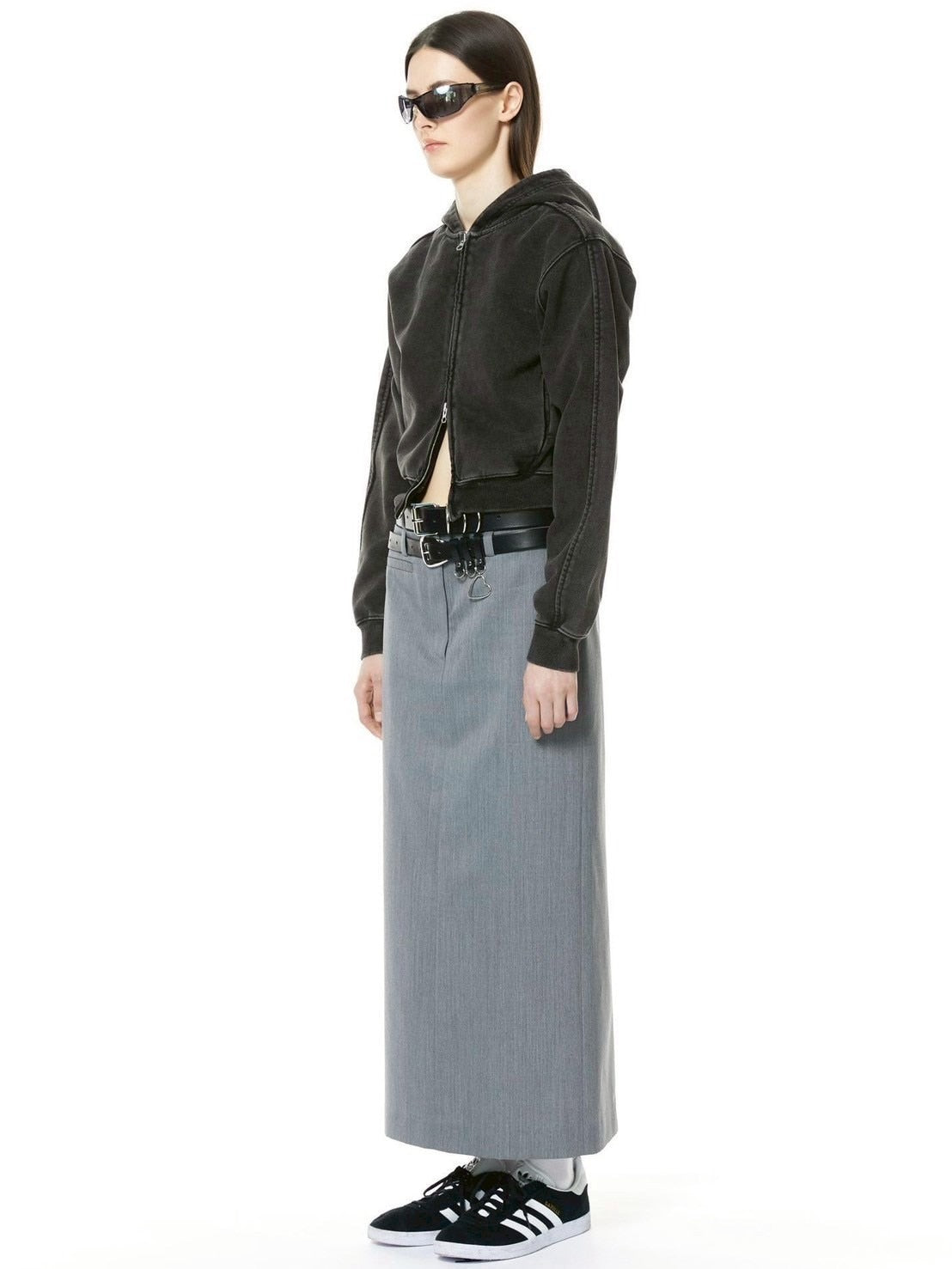 【LCDC】SNOW WASHED ZIP-FRONT HOODIE / 【エルシーディーシー・ティーエム】スノーウォッシュジップフロントパーカー