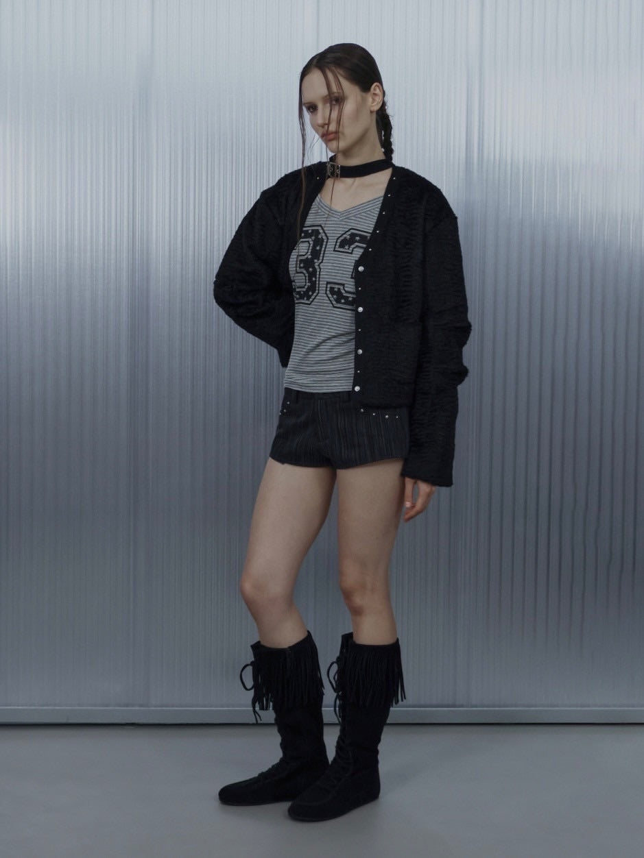 【SETUP‐EXE】SHORT CHOKER JACKET / 【セットアップエグゼ】ショートチョーカージャケット