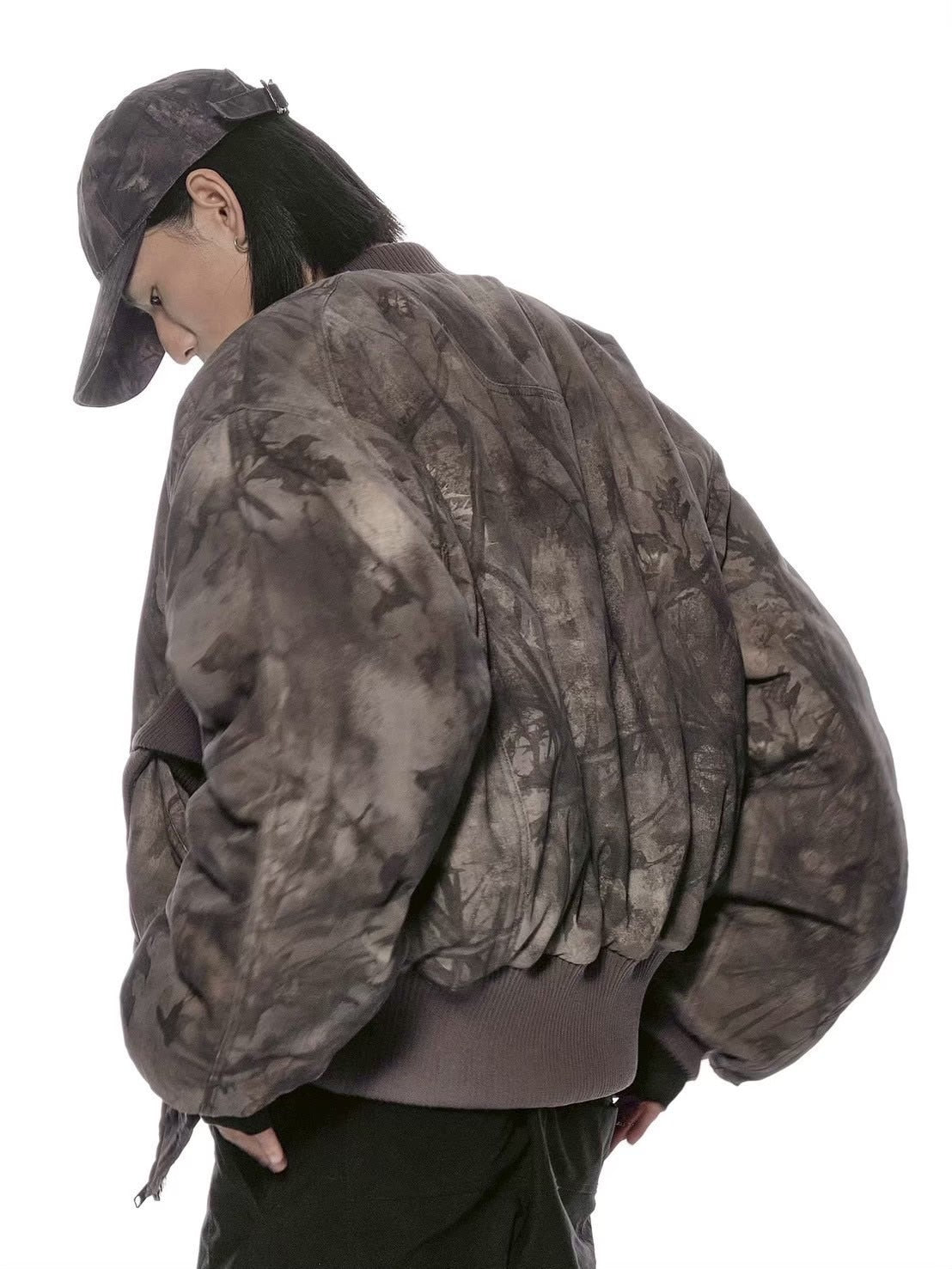 【d5ove】FORESTCAMO Cotton Jacket / 【ダヴ】リアルツリーデザインポケットブルゾン