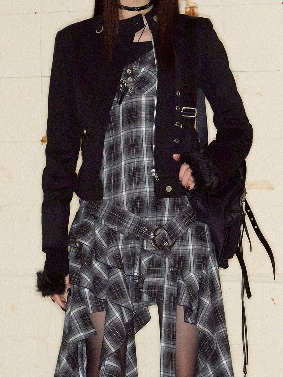 【NOT KNOWING】Back Cross Stud Jacket / 【ノットノーイング】バッククロススタッヅジャケット