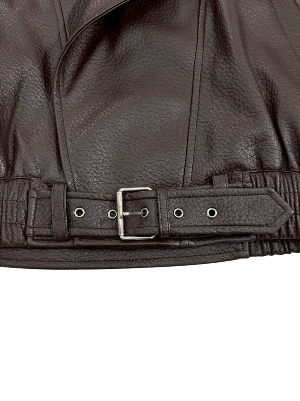 受注制【Chikashitsu +】high neck non-leather bomber jacket / 【チカシツプラス】ハイネックノンレザーボンバージャケット (2color)